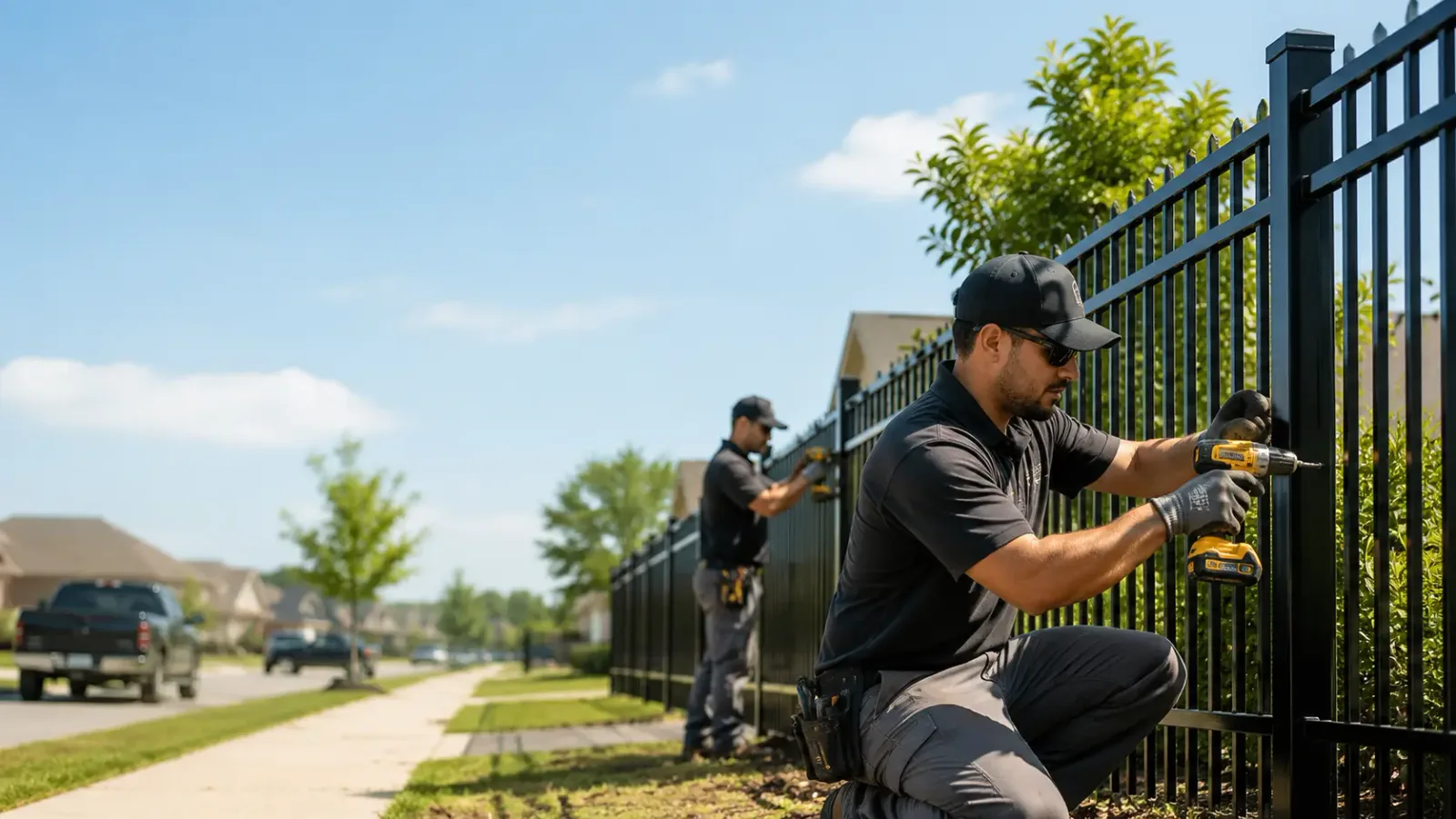 Metal Fence Installation in Roseville, MI